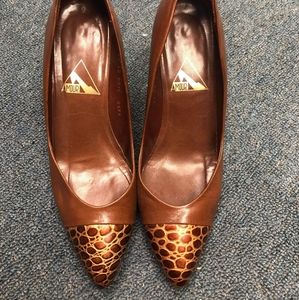 Vintage Women's Brown Leather Heel